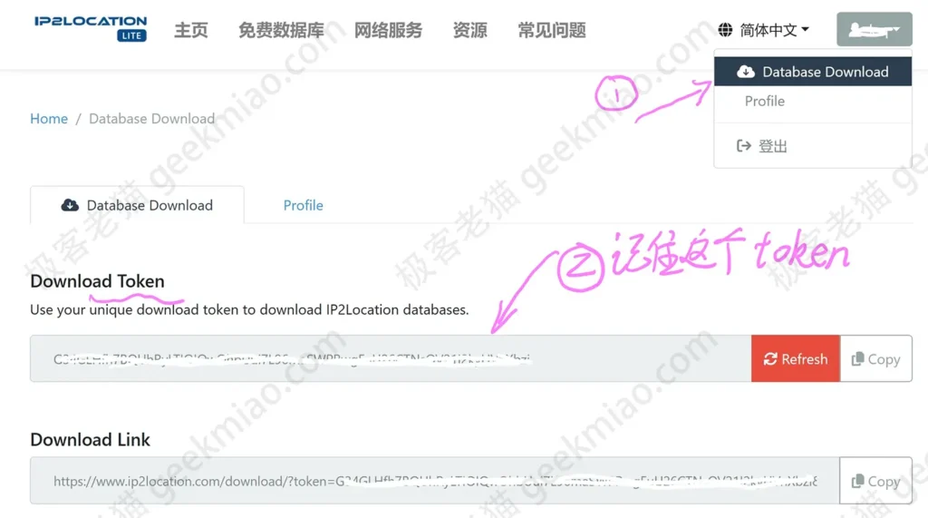 ip2location geekmiao.com 极客老猫 maotong 插件